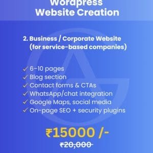 Business / Corporate Website (for service-based companies)