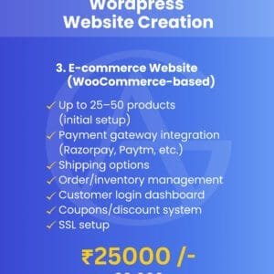 E-commerce Website Creation (WooCommerce-Based)